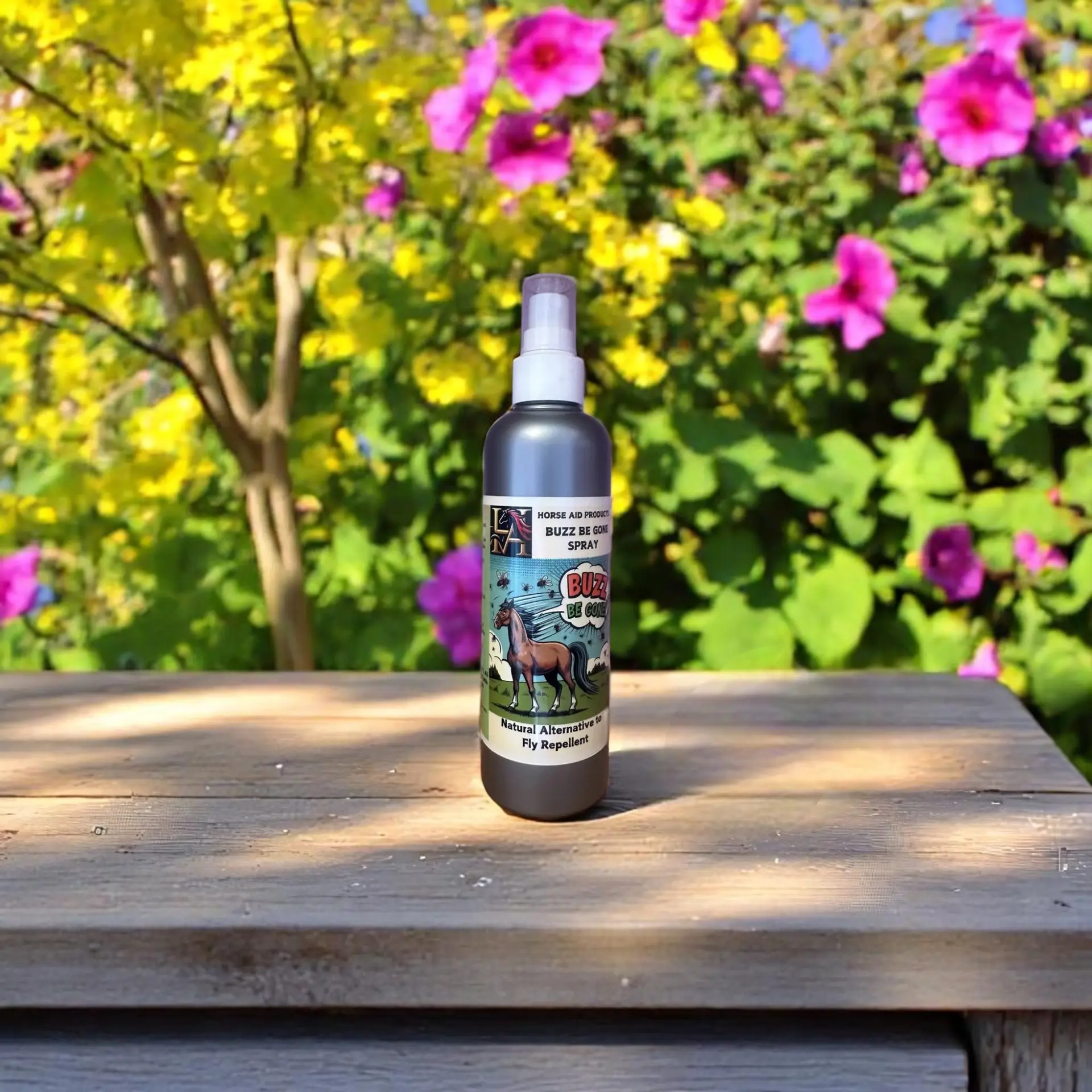 Buzz Be Gone – Herbal Fly Spray for Horses (Citronella & Aloe Vera Based) - Image 2