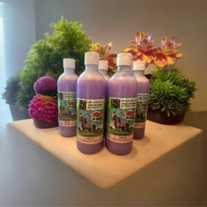 Buzz Be Gone Whitening Shampoo – Deep-Cleansing Blue Shampoo with Natural Fly Repellent Oils